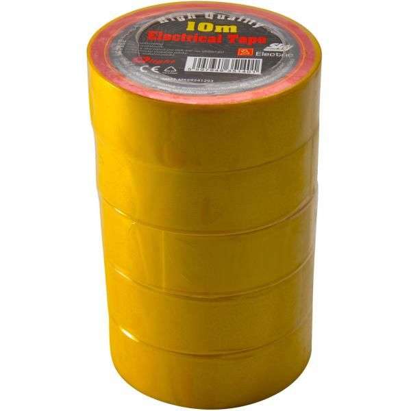 SZIGETELŐ SZALAG QLIGHT SKY, 0,13MM X 19MM X 10M, SÁRGA