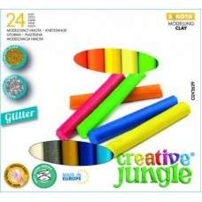 GYURMA CREATIVE JUNGLE, 22 KÜLÖNBÖZŐ SZÍN + 2 GLITTERES SZÍN