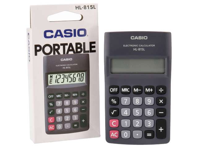 SZÁMOLÓGÉP CASIO, HL-815L-BK