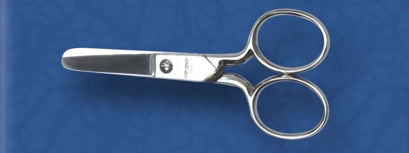 OLLÓ Házi olló 4" tompa-tompa